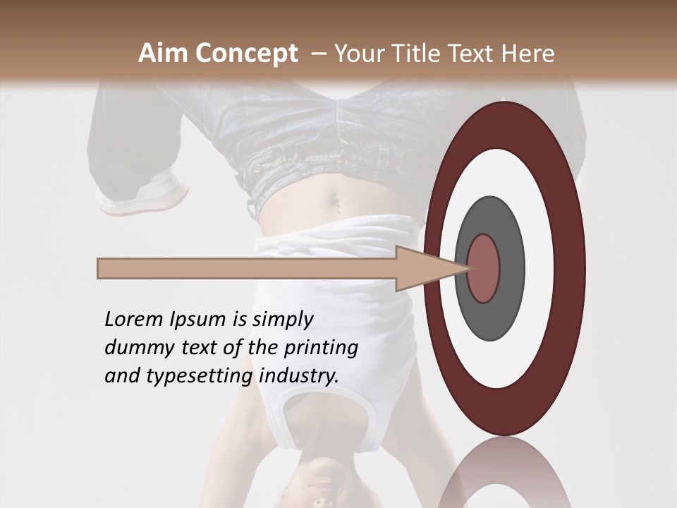 Dancer Female Young PowerPoint Template