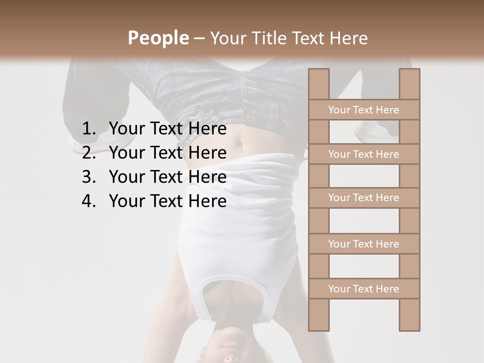 Dancer Female Young PowerPoint Template