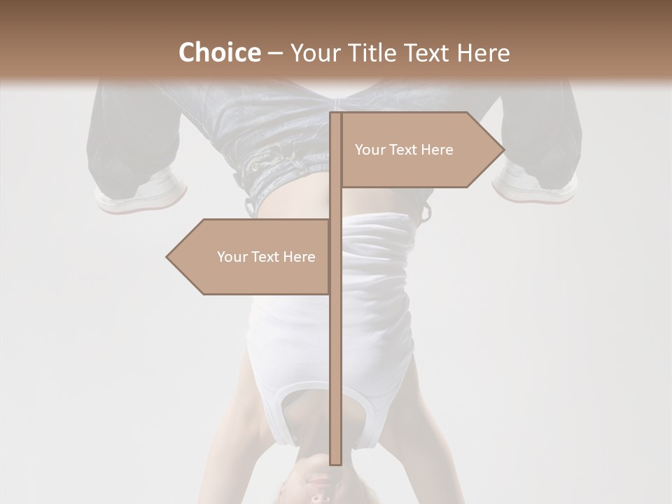 Dancer Female Young PowerPoint Template