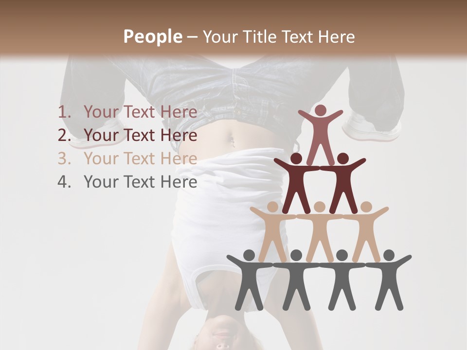 Dancer Female Young PowerPoint Template