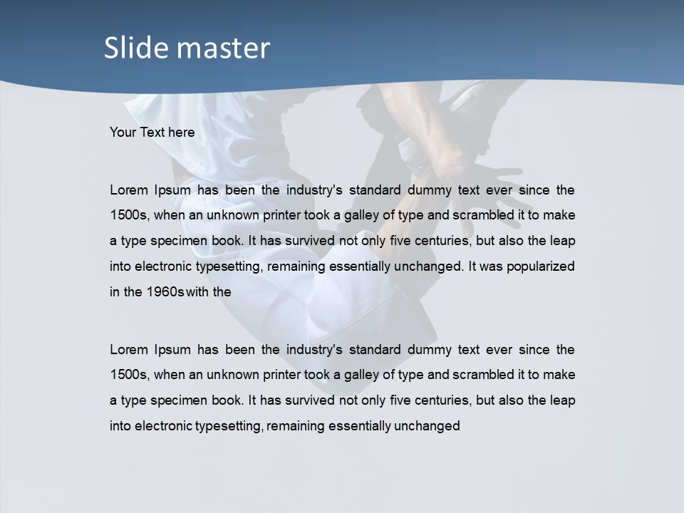 Jump Sport  PowerPoint Template