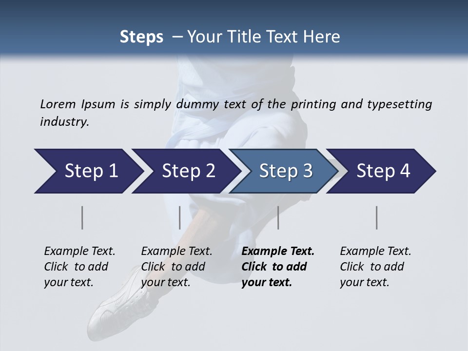 Casual Performer Fashion PowerPoint Template