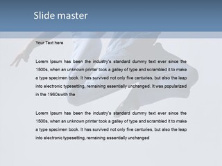 Elegance Male Pose PowerPoint Template