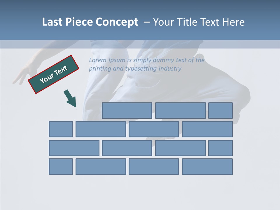 Elegance Male Pose PowerPoint Template