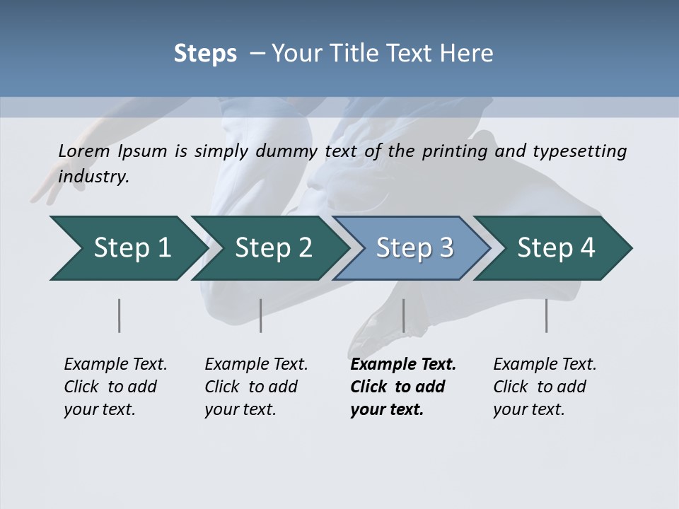 Elegance Male Pose PowerPoint Template