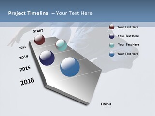 Elegance Male Pose PowerPoint Template