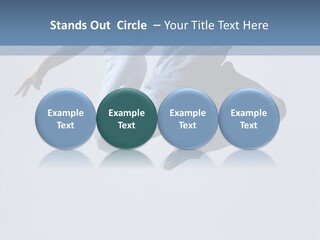 Elegance Male Pose PowerPoint Template
