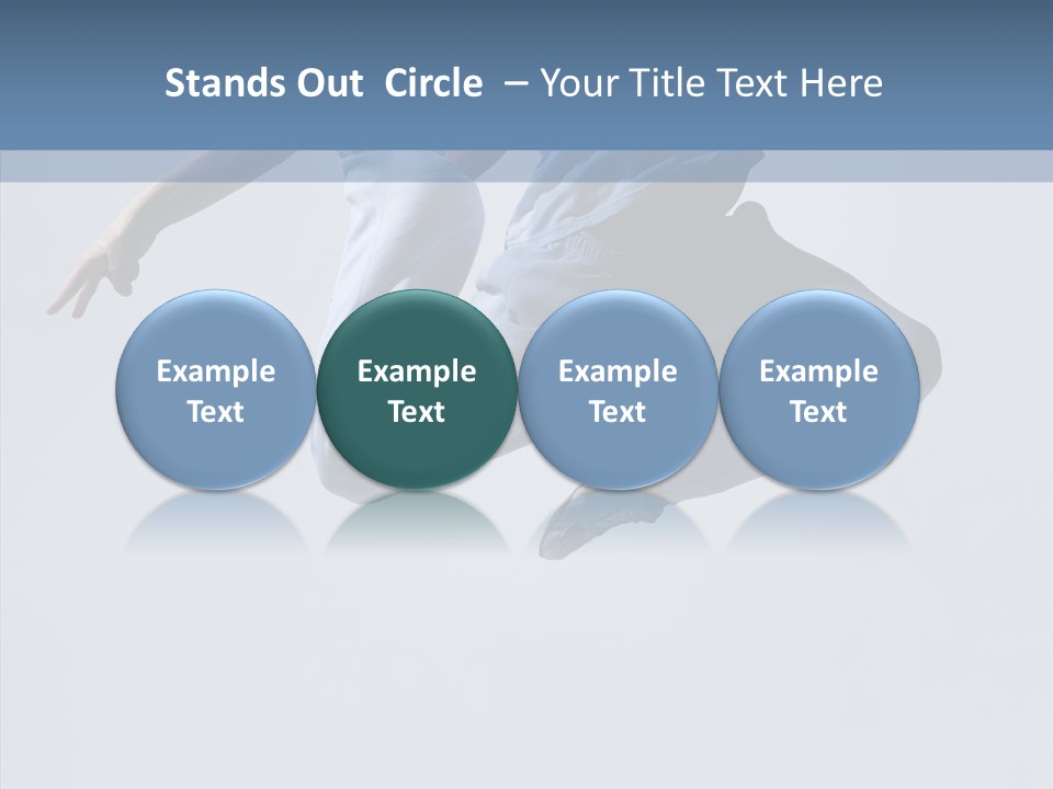 Elegance Male Pose PowerPoint Template