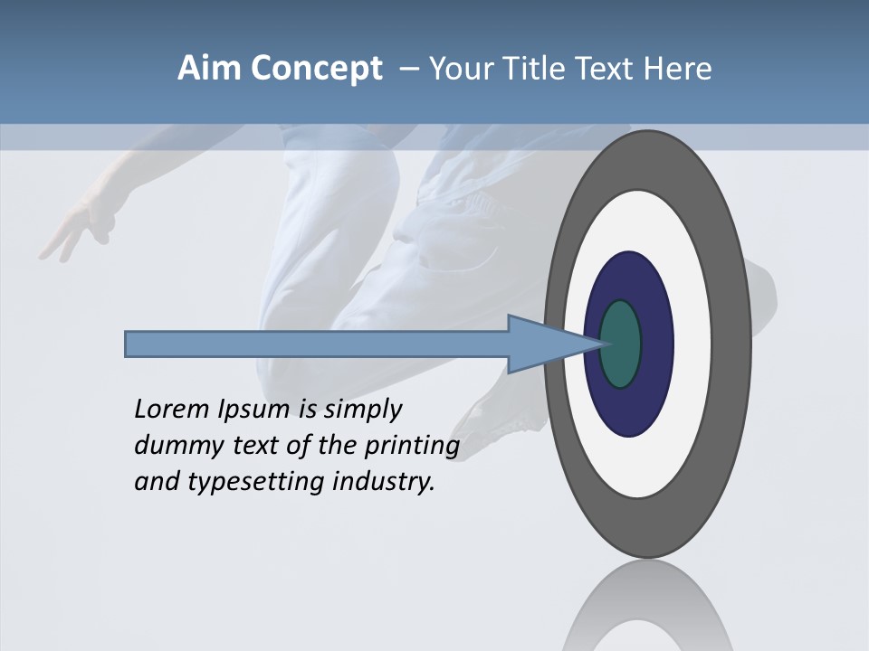 Elegance Male Pose PowerPoint Template