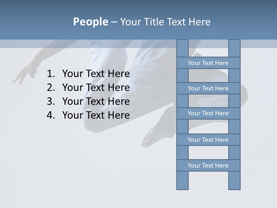 Elegance Male Pose PowerPoint Template