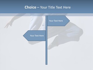 Elegance Male Pose PowerPoint Template