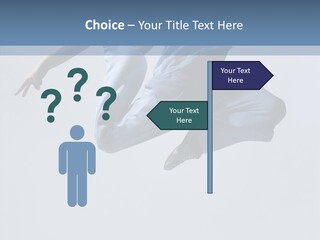 Elegance Male Pose PowerPoint Template