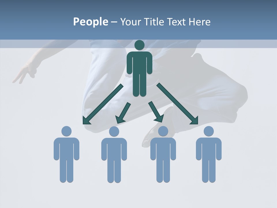 Elegance Male Pose PowerPoint Template