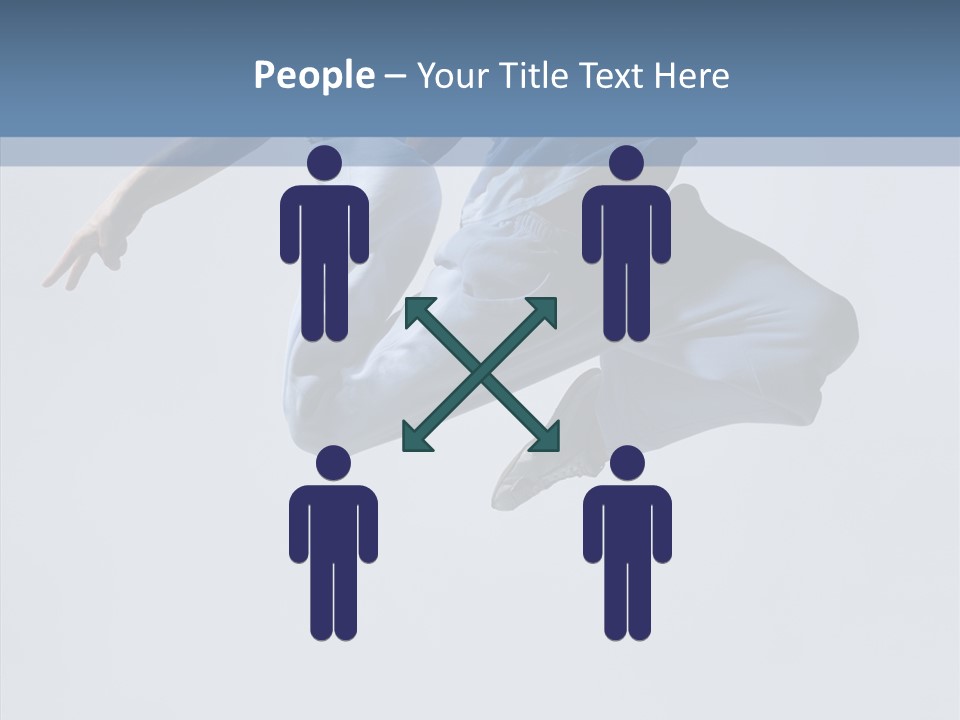 Elegance Male Pose PowerPoint Template