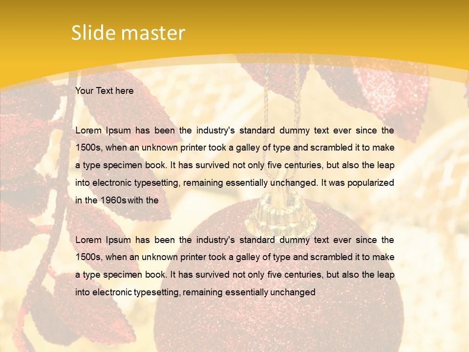 Tradition Year Branch PowerPoint Template