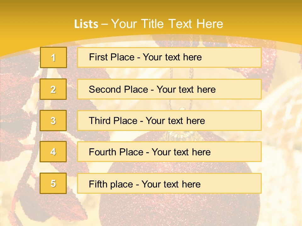 Tradition Year Branch PowerPoint Template