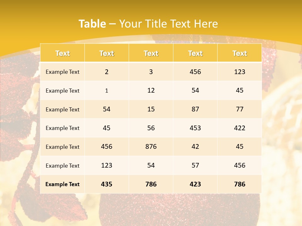 Tradition Year Branch PowerPoint Template