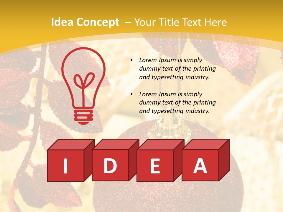 Tradition Year Branch PowerPoint Template