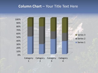 Pine Travel Canyon PowerPoint Template