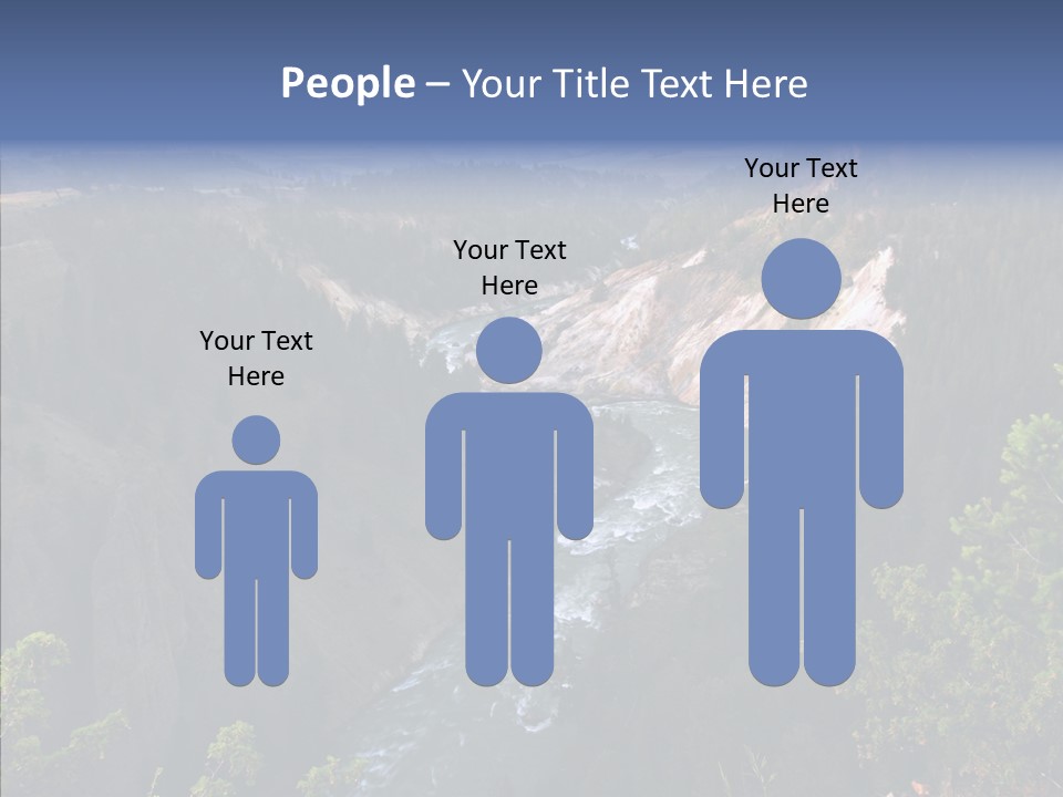 Pine Travel Canyon PowerPoint Template