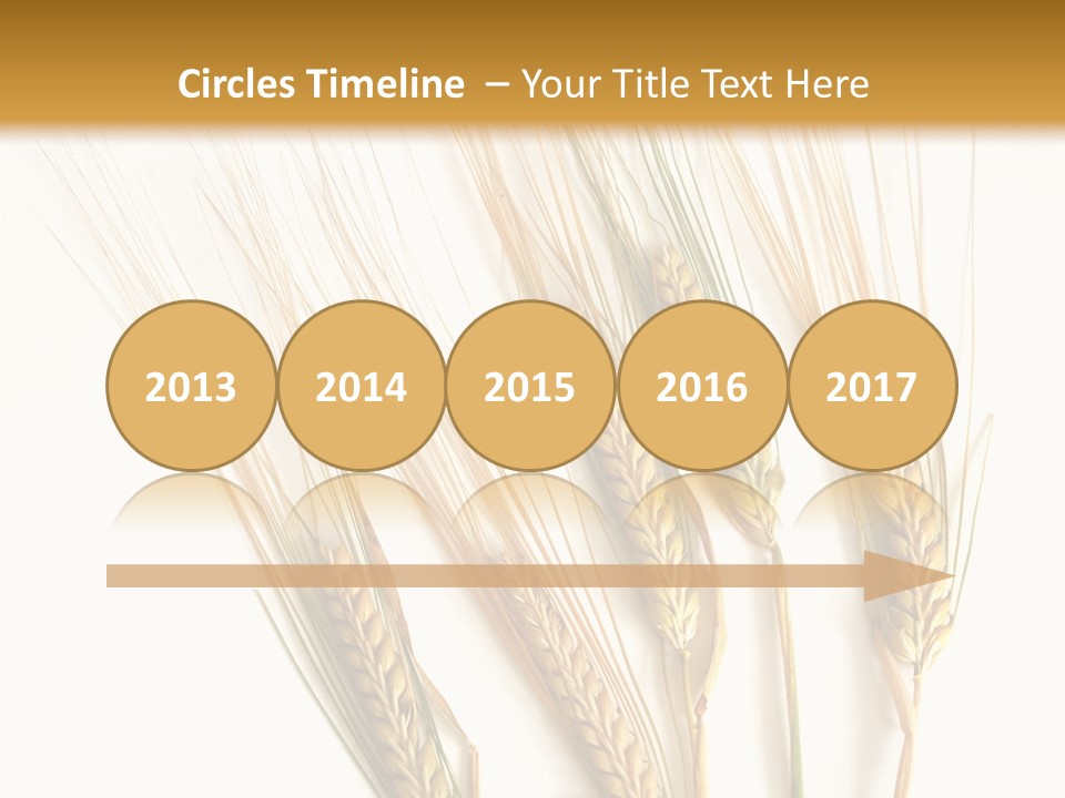 Food Stems White PowerPoint Template