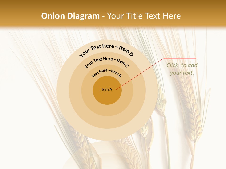 Food Stems White PowerPoint Template
