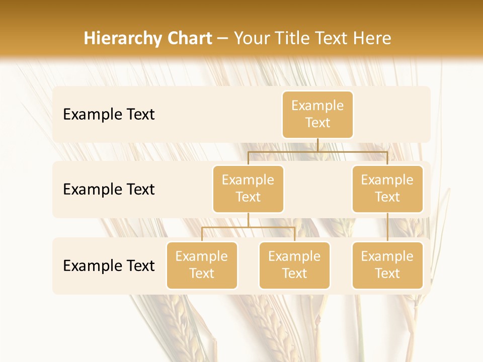 Food Stems White PowerPoint Template