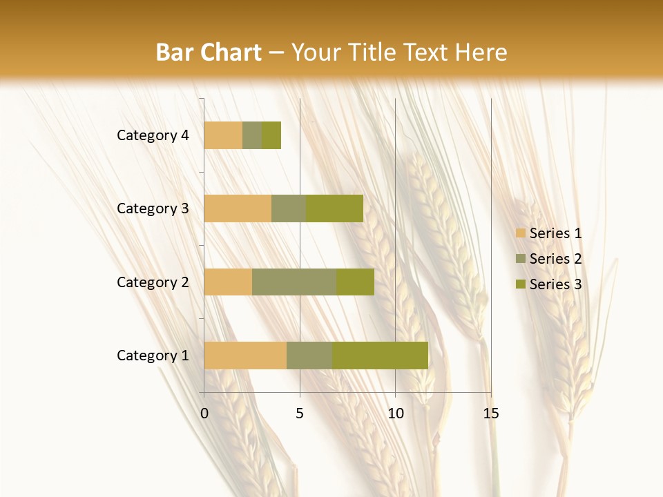 Food Stems White PowerPoint Template