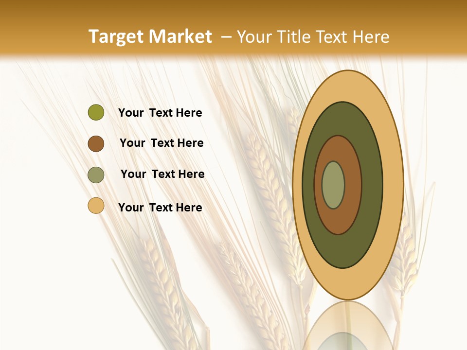 Food Stems White PowerPoint Template