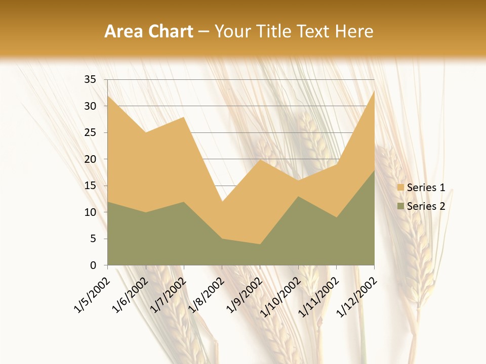 Food Stems White PowerPoint Template