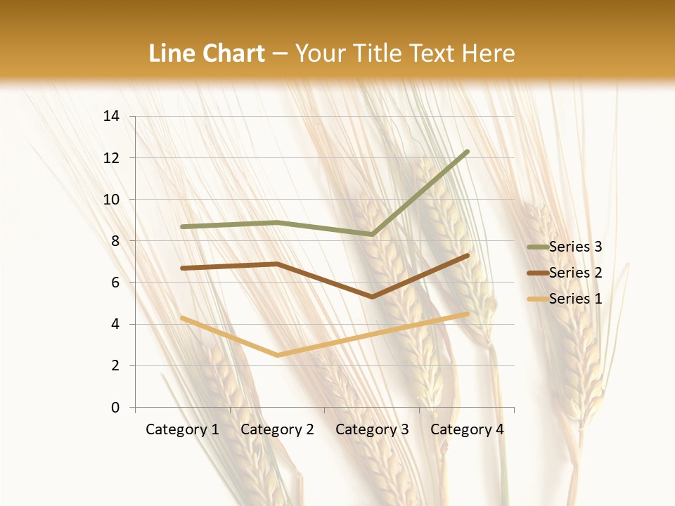 Food Stems White PowerPoint Template