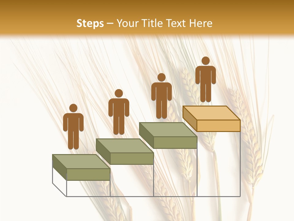 Food Stems White PowerPoint Template