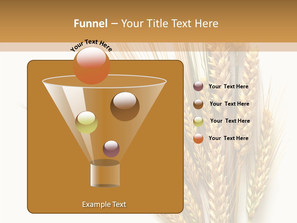 Closeup Dry Agricultural PowerPoint Template