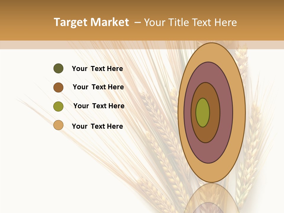 Closeup Dry Agricultural PowerPoint Template