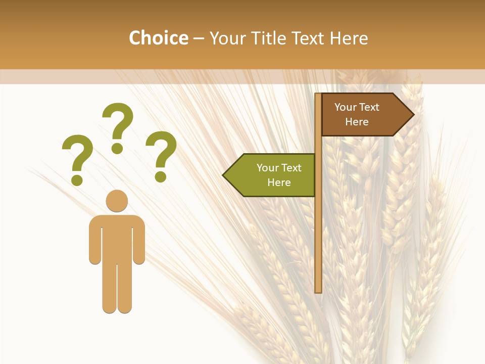 Closeup Dry Agricultural PowerPoint Template