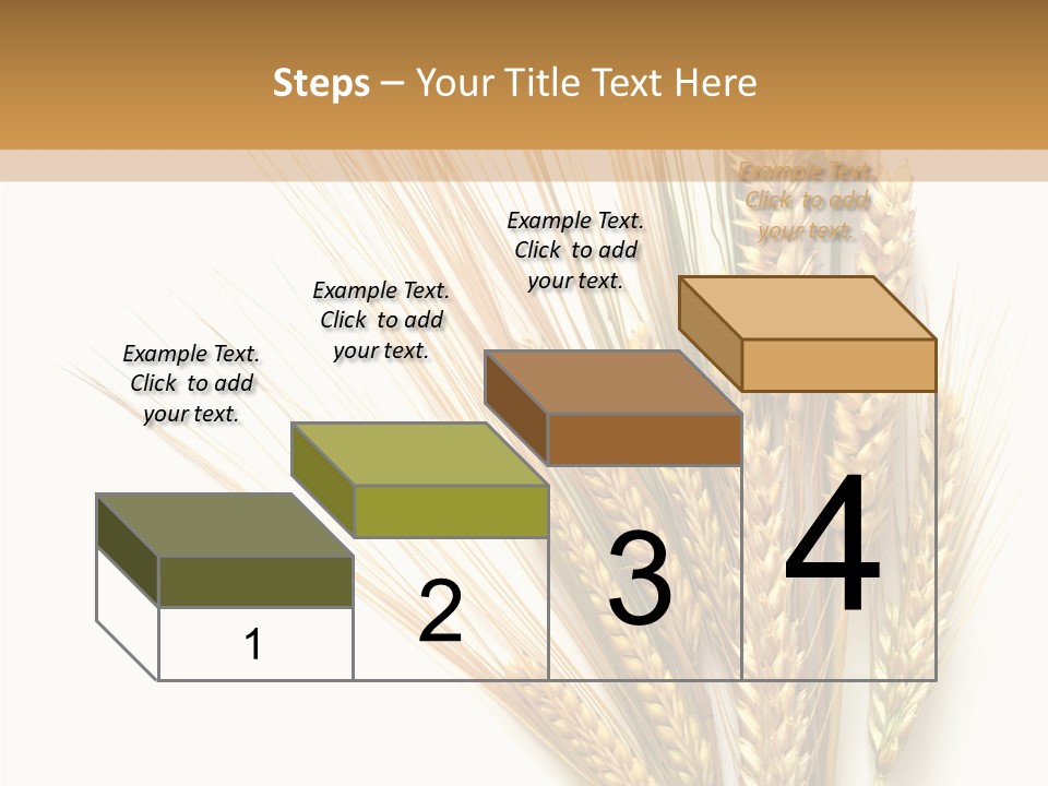 Closeup Dry Agricultural PowerPoint Template