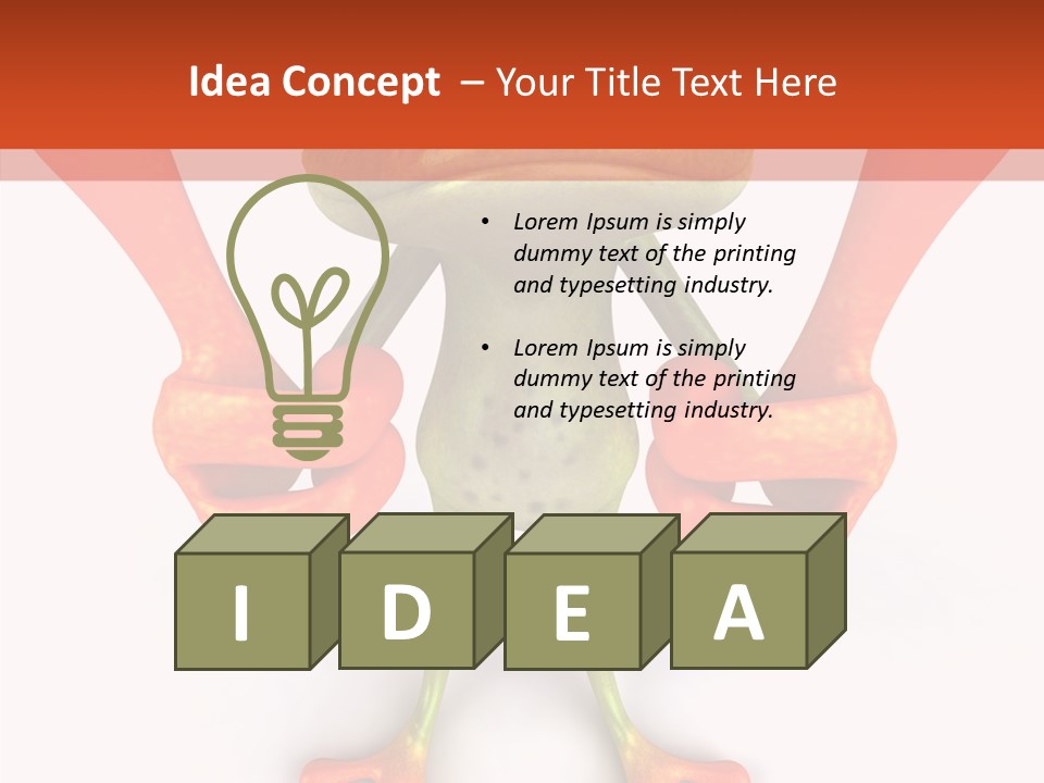 Amphibian Nature Jump PowerPoint Template