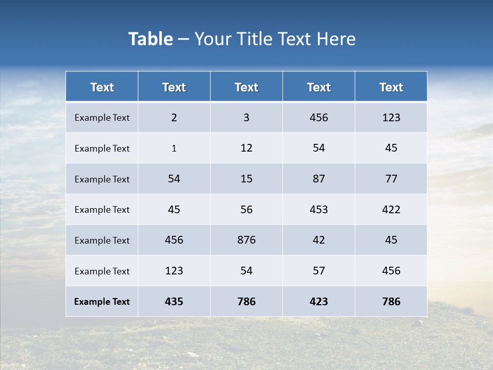 Freedom Woman Sunrise PowerPoint Template