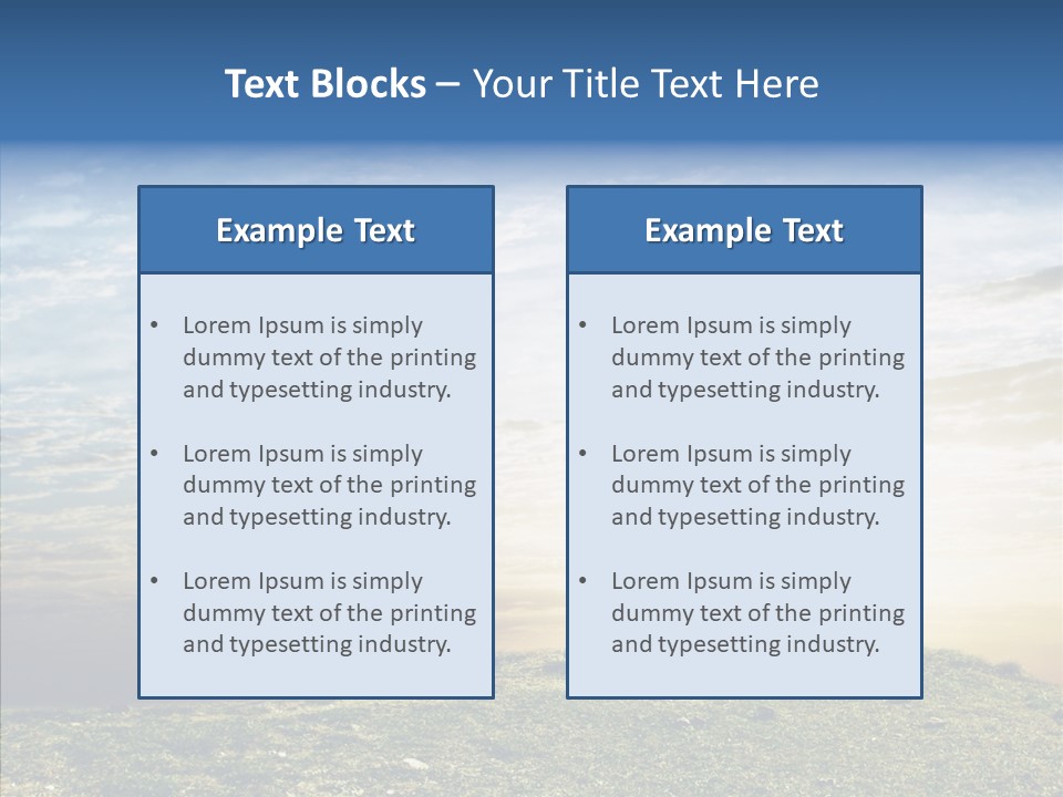 Freedom Woman Sunrise PowerPoint Template
