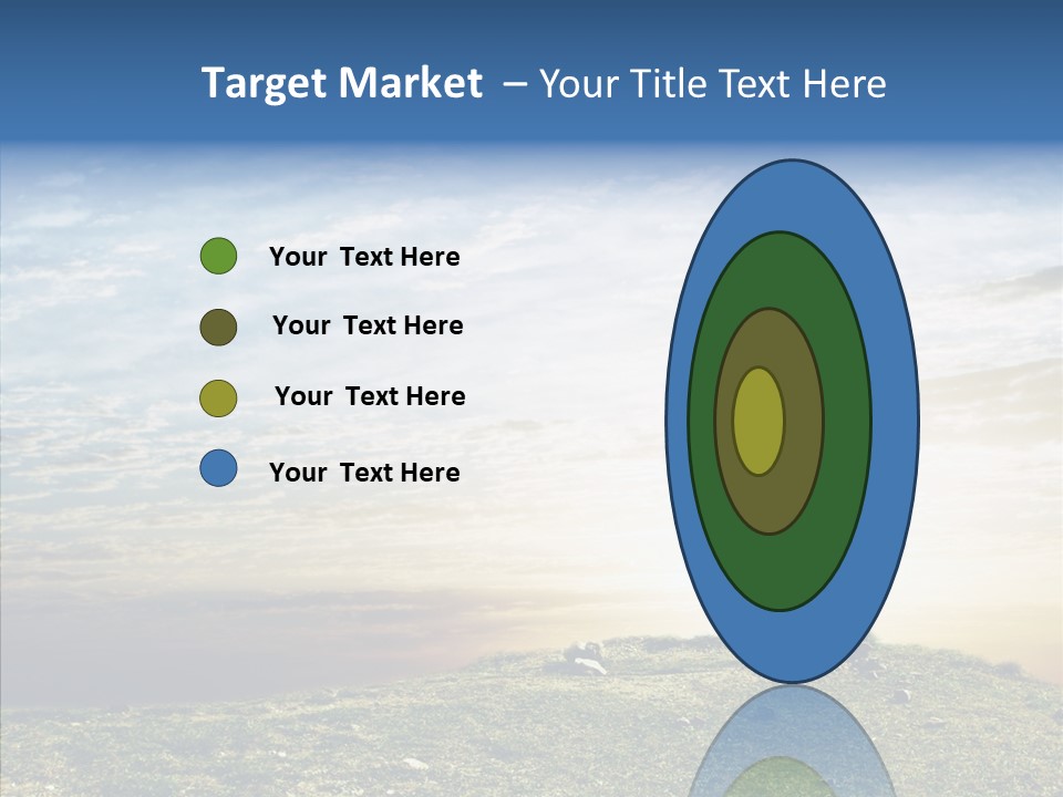 Freedom Woman Sunrise PowerPoint Template