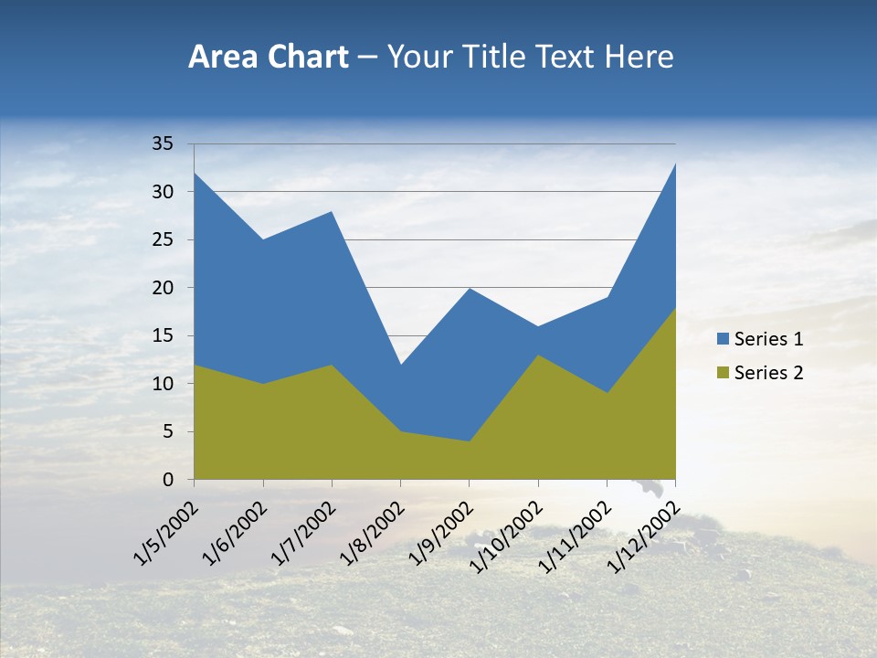 Freedom Woman Sunrise PowerPoint Template