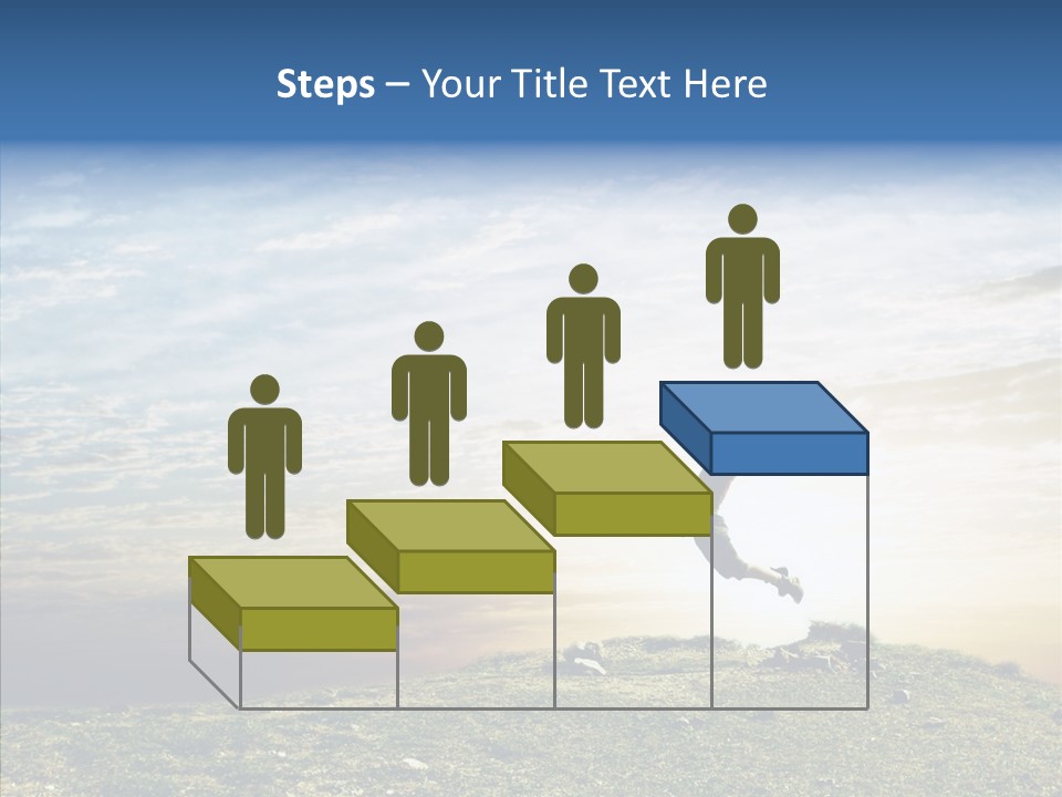 Freedom Woman Sunrise PowerPoint Template