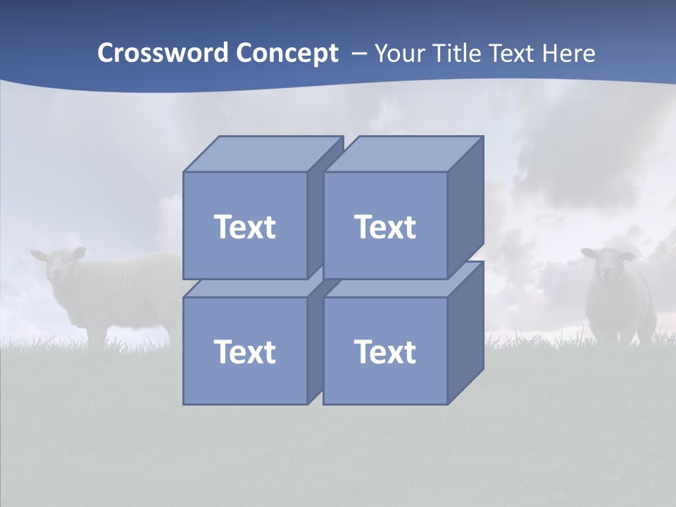 Curious Babe Grass PowerPoint Template