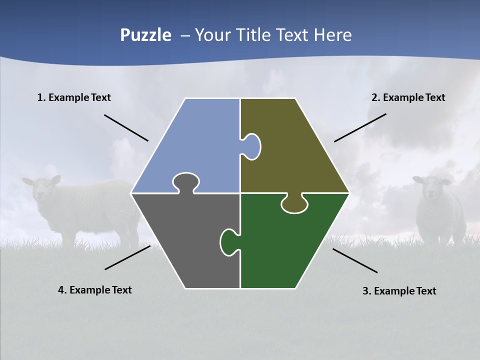 Curious Babe Grass PowerPoint Template