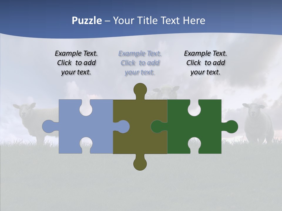 Curious Babe Grass PowerPoint Template