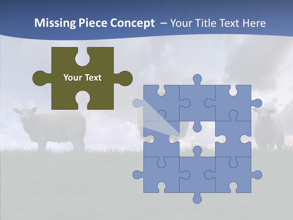 Curious Babe Grass PowerPoint Template