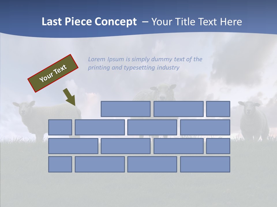 Curious Babe Grass PowerPoint Template