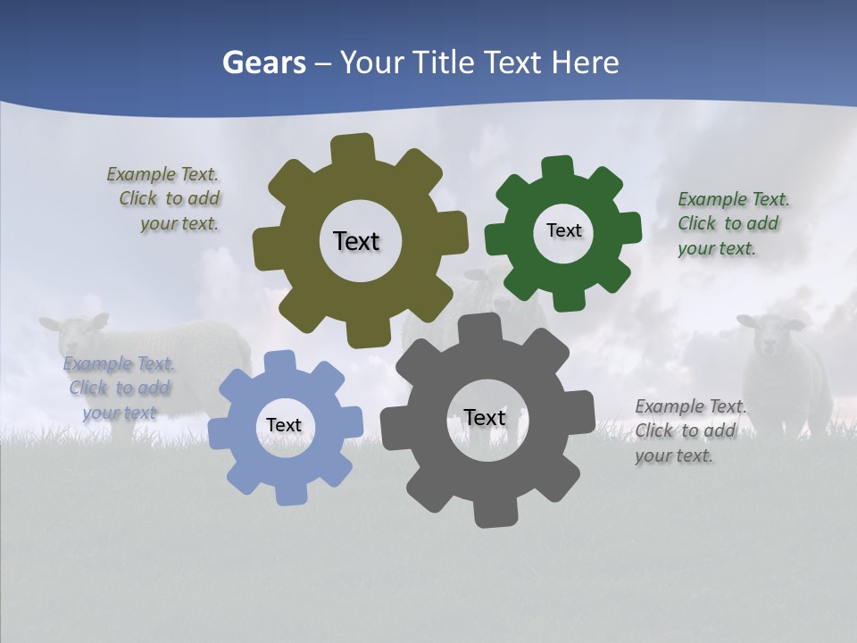 Curious Babe Grass PowerPoint Template