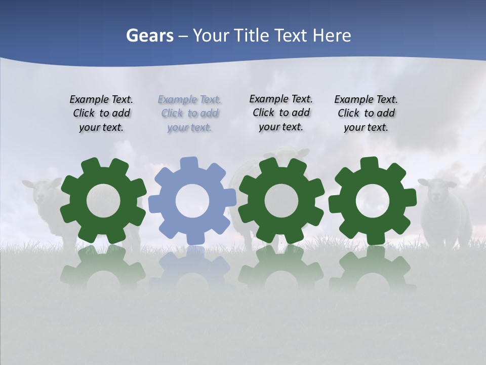 Curious Babe Grass PowerPoint Template