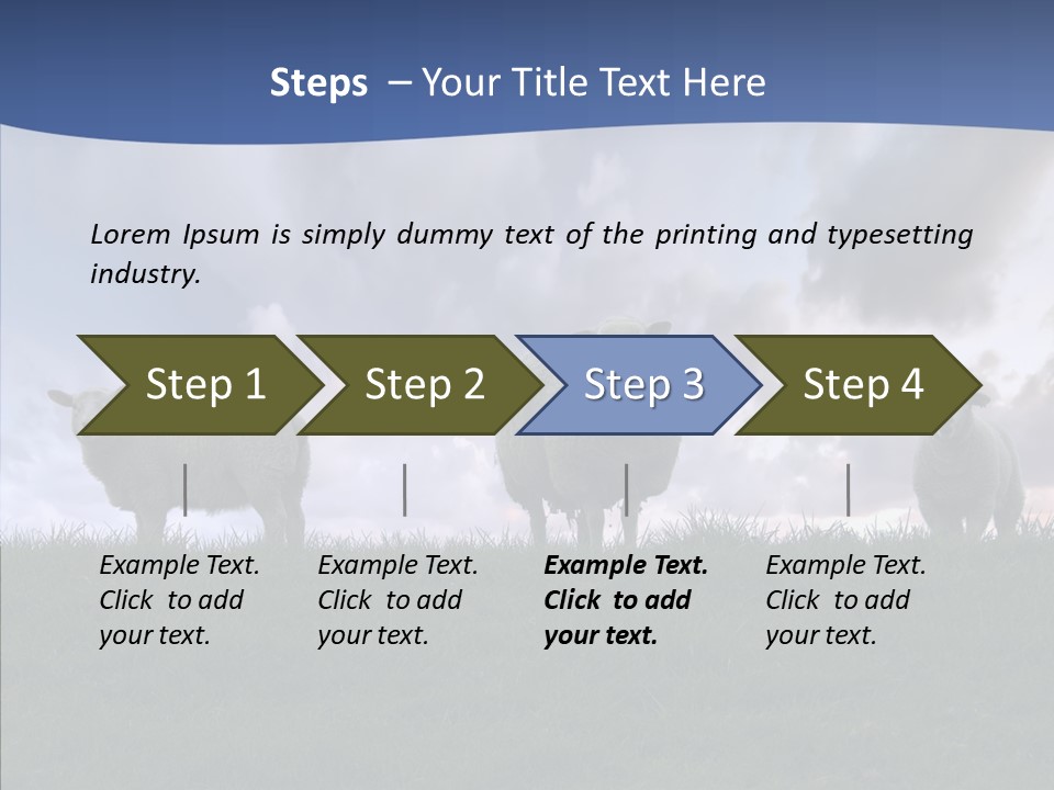 Curious Babe Grass PowerPoint Template
